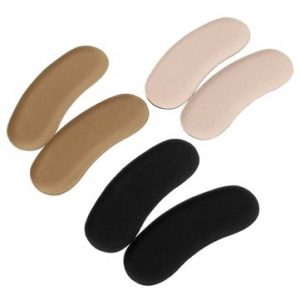 1 Pair Fabric Shoe Back Heel Inserts Insoles Pads Cushion Liner Grips