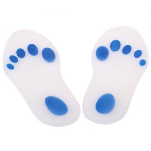 1 Pair Soft Silica Gel Insoles Cushion Anti-slip Sneaker Leather Shoe Pads Feet Care Protector