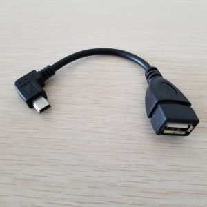 1 pcs 90 degree right angle mini usb 5pin to usb type a otg adapter data extension cable male to female for tablet pc 10cm