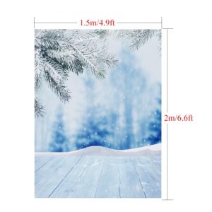 1.5 * 2m/4.9 * 6.5ft Photography Background Backdrop Computer Printed Frozen Ice Castle Pattern for Children Kid Baby Newborn Pet Photo Studio Portrait Shooting