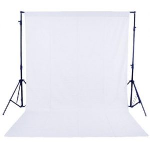 1.6 x 3M / 5 x 10FT Photography Studio Non-woven Backdrop / Background Screen 3 Colors Black White Green