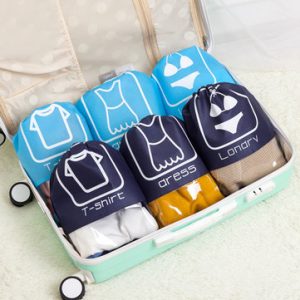 10-Pieces Waterproof Drawstring Dust Bag Nonwoven Fabrics Dustproof Storage Bag Buggy Bag