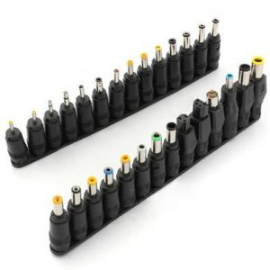 10 x 28pack/set dc adapter combination dc 5.5*2.1mm converter suit female to male for mobile power bank notebook