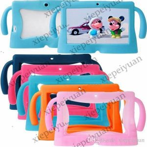 100pcs kids soft silicone rubber gel case cover for q88 a13 a23 a33 q8 android tablet pc