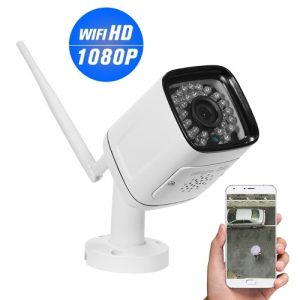 1080P HD Bullet 2.0MP 30pcs Infrared LED Lights Weatherproof Wireless IP Camera