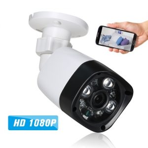 1080P HD POE 3 Array IR Lamps Night View Phone APP Control IP Camera