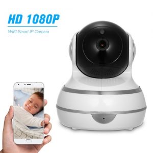 1080P WiFi Smart IP Camera Baby Monitor Wireless Cam EU Plug