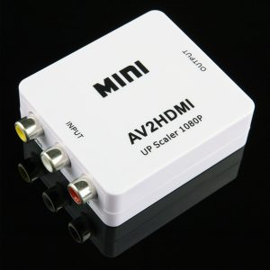 1080p mini av to hdmi converter av2hdmi rca composite video audio signals to hdmi signals for tv monitor 20pcs/lot