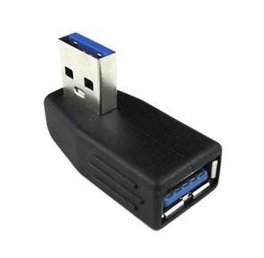 10pcs usb3.0 adapter 90 degree right angle usb 3.0 a male to female m/f converter jack