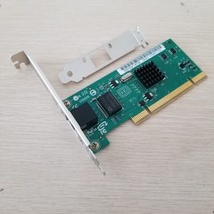 10pcs/lot 2 in 1 low profile + normal bracket 10/100/1000 mt gigabit deskserver pci network nic lan card adapter new