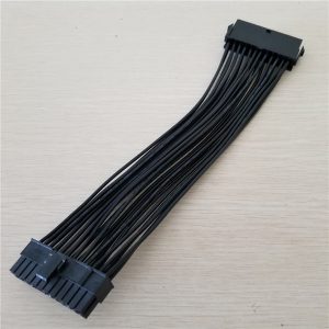 10pcs/lot atx motherboard mainboard 24pin psu power supply extension cable 18awg for pc diy 20cm/7.8inch