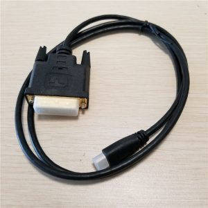 10pcs/lot micro hdmi to dvi 24pin + 1pin transfer data extension cable for vedio computer phone display