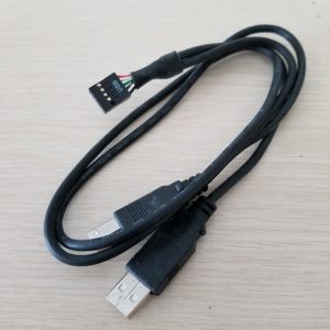 10pcs/lot motherboard usb 9pin to usb a male & usb 2.0 b printer port data extension cable 50cm