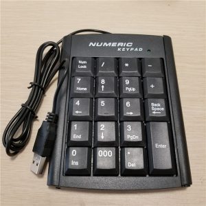 10pcs/lot notebook computer numeric keyboard with usb cable external keyboard