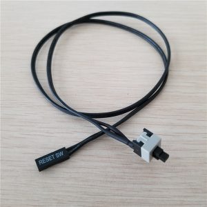 10pcs/lot trigger button switch square unlock open reset button black pb 307b strip cable 50cm