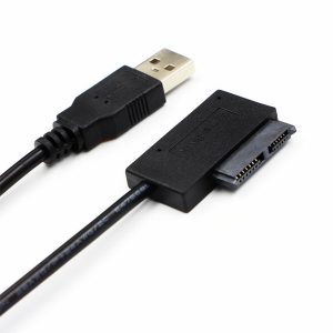 10pcs/lot usb easy drive line slimline sata 13pin optical drive cable sata 7+6pin extension cord support burning