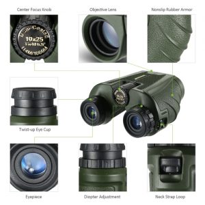 10x25 Folding Binoculars Telescope