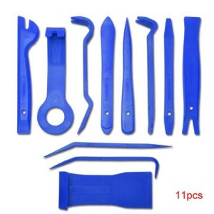 11pcs Auto Car Audio Radio Interior Door Panel DIY Plastic Demolition Installation Pry Tool Repair Tools Kit