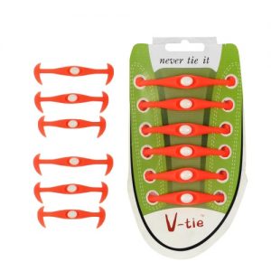 12Pcs Funny Convenient Lock Elastic No Tie Silicone Shoelaces Lazy Horn Shape Shoe Laces for Sneaker