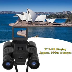 12x32 Digital Camera Binoculars 720P Video Recorder Telescope with 2" LCD Screen