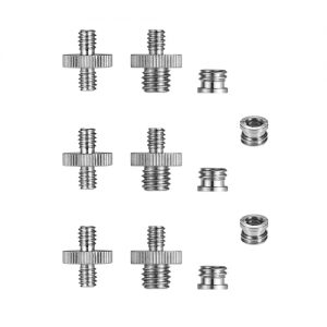 1/4"-20 and 3/8"-16 Threaded Screw Adapter Mount Set