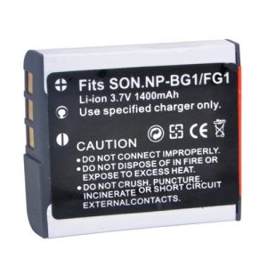 1400mah Camera Battery for Sony NP-BG1 NP-FG1 DSC-H3 DSC-W70 BC-CSGE BC-CSGD W30