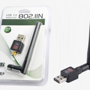 150mbps usb wifi wireless adapters network networking card lan adapter with 5dbi antenna ieee 802.11n/g/b for computer accessories