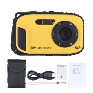 16MP 2.7" LCD Waterproof Digital Video Camera Mini Camcorder DV Underwater Max 10M Diving 8X Digital Zooming Face Detection