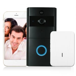 1*720P WiFi Visual Intercom Door Phone+1*Wireless Doorbell Chime