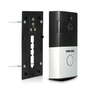 1*OWSOO 720P WiFi Visual Intercom Door Phone+2*Wireless Doorbell Chime