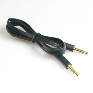 1m 3.5mm stereo jack plug auxiliary audio to male flat aux cable for iphone ipod macbook y20