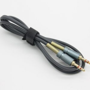 1m/3ft 3.5mm gold-plated plug tpe embossed double spring male to male aux audio cable cord by dhl 200+