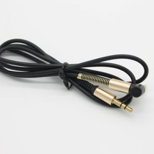 1m/3ft 3.5mm male to male gold-plated spring protection l plug aux audio cable cord by dhl 100+