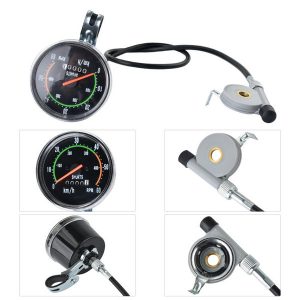 1set bicycle speedometer bike satch odometer mechanical bike swatch power meter speed rpm gauges