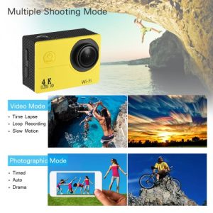 2" LCD V3 4K 30fps 16MP WiFi Action Sports Camera