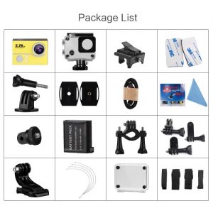 2.0 Inch LCD 2.7K 30FPS 45M Waterproof Ultra-HD 1080P 60FPS 14MP Wifi Action Camera with FPV 170