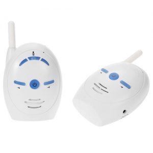 2.4GHz Wireless Infant Baby Audio Monitor Support 2-way Audio Voice Monitoring Crying Alarm for Baby Safety Security