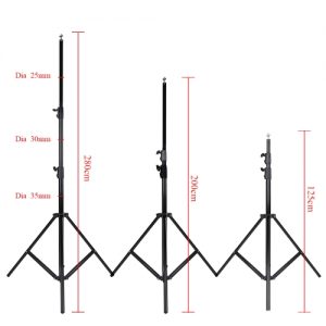 2.8 * 3m / 9.2 * 9.8ft Adjustable Photography Background Support System Backdrop Stand Crossbar Kit Set for Muslins Backdrop