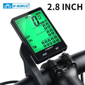 2.8 inch bike wireless computer rainproof multifunction riding bicycle odometer cycling speedometer satch backlight