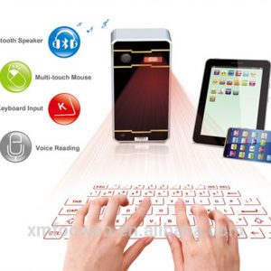 2016 est selling virtual laser keyboard with mouse bluetooth speaker for lapipad tablet pc smartphone via usb & bluetooth connection