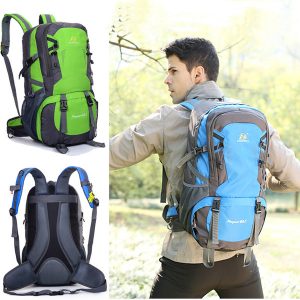 2019 40l waterproof durable outdoor climbing backpack women&men hiking athletic sport travel backpack rucksack