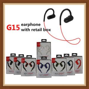 2019 g15 bass sport headset universal bluetooth earphones waterproof headphones stereo earpieces earbuds g5 brand power 3 with mic dhl free