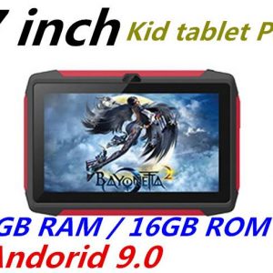 2019 kid tablet pc q98 quad core 7 inch screen android 9.0 allwinner a50 real 1gb ram 16gb q8 with bluetooth wifi