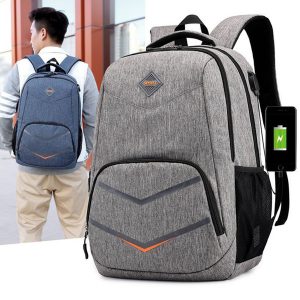 2019 new design school backpack durable canvas school bag fashion casual book lapbackpack for teenager