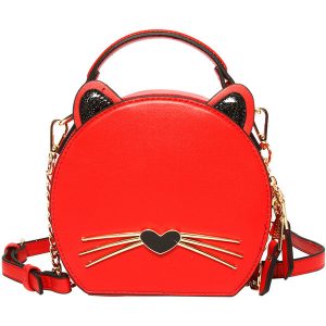 2019 new shoulder bag female package toothpick pattern female package handbag messenger bag cat wings bag