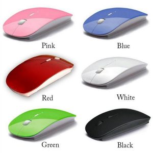 2020wireless mouse with ultra thin optical 2.4g receiver super slim mouse for computer pc lapdeskmice with 6 color