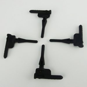 20pcs/lot cpu radiator fan studs hook-type l-shaped shock absorber nail for pc chassis fan