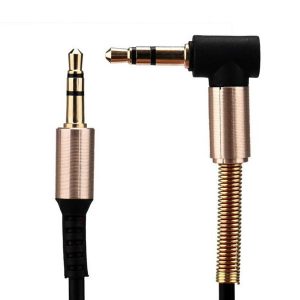 2m to male 3.5mm jack elbow aux audio extension cable stereo headphone car speaker iphone samsung y20