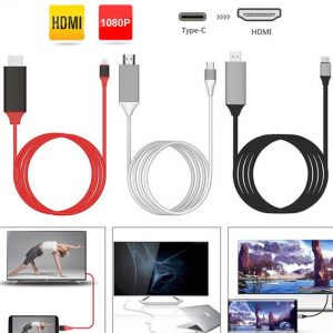 2m usb 3.1 4k type c to hdmi cable usb-c 1080p hdtv adapter cable for samsung s8 plus s8+ hdmi cable