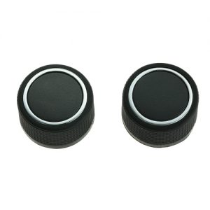 2pcs Car Rear Radio Volume Control Knob for GMC Chevrolet Cadillac Buick Replacement Kit